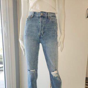 garage high waisted mom jeans size 2